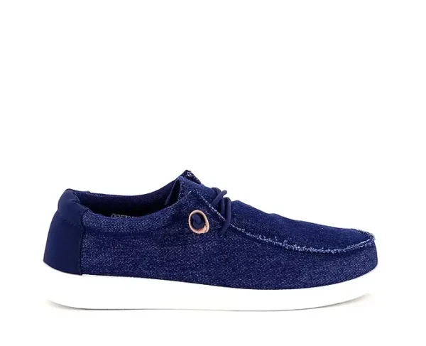 Mocassin Slip-on - Toile Marine - Denis