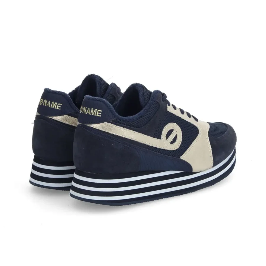 PARKO JOGGER KNIT/SUEDE/GLOW NAVY/NAVY/LIGHT GOLD – Image 4