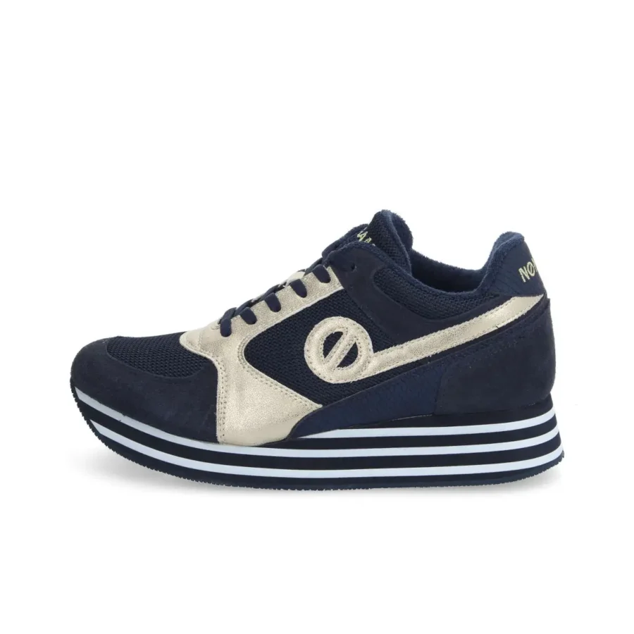 PARKO JOGGER KNIT/SUEDE/GLOW NAVY/NAVY/LIGHT GOLD – Image 5