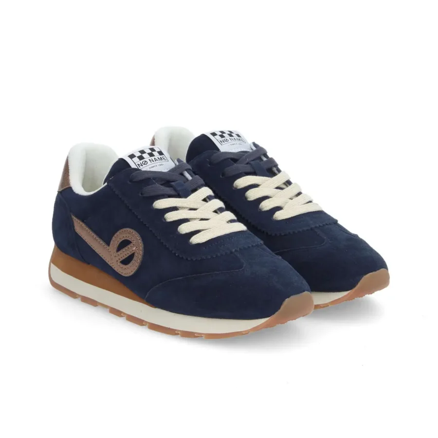 RUN JOGGER SUEDE NAVY – Image 2