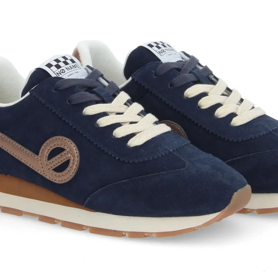 RUN JOGGER SUEDE NAVY – Image 5