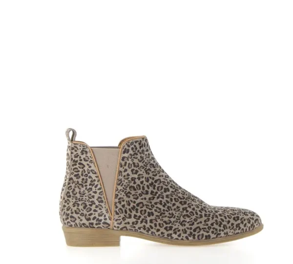 ESPECHE SUEDE LEOPARD SMALL