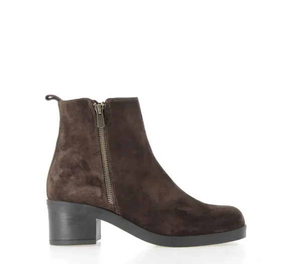 MAISNIERES GCL 0041 KAHVE SUEDE TBBLACK